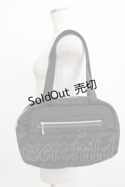 画像2: m petit by misako / AM*ハートキルティングB  ブラック H-26-01-13-059-LO-BG-NS-ZH