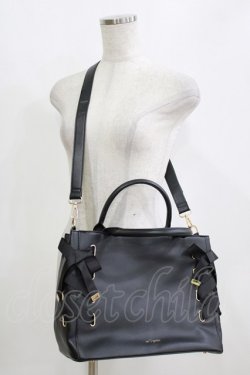 画像1: m petit by misako / AMレースアップ2WAY  ブラック H-26-01-13-061-LO-BG-NS-ZH