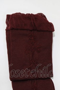 画像2: m petit by misako / AMOVKNIフロートロゴ  ボルドー H-26-01-13-066-LO-ZA-NS-ZH