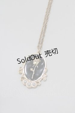 画像1: m petit by misako / AMフラワーネックレス  ブラック H-26-01-13-069-LO-AC-NS-ZH