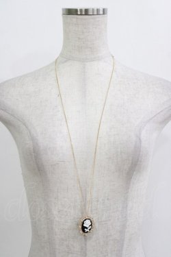 画像2: m petit by misako / カメオネックレス  ブラック H-26-01-13-071-LO-AC-NS-ZH