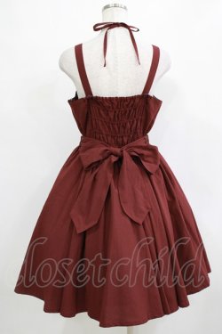 画像3: Innocent World / ツインローズジャンパースカート L ボルドー H-26-01-13-006-IW-OP-NS-ZH