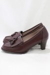 画像2: Kurumi Collaboration / ローファーパンプス L ボルドー H-26-01-13-076-GO-SH-NS-ZH (2)