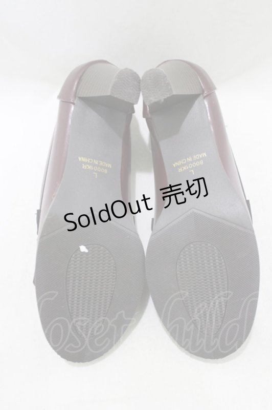 画像4: Kurumi Collaboration / ローファーパンプス L ボルドー H-26-01-13-076-GO-SH-NS-ZH (4)