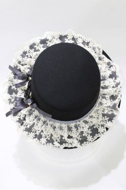 画像2: axes femme / 巻きバラレースカンカン帽  ネイビー H-26-01-13-087-AX-AC-NS-ZH