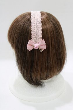 画像2: m petit by misako / AM*NIヘッドドレスB  ピンク H-26-01-13-088-LO-AC-NS-ZH