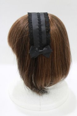 画像2: m petit by misako / TT*AMヘッドドレス  ブラック H-26-01-13-090-LO-AC-NS-ZH