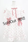 DearMyLove / 選べる無地orいちご柄ロリータワンピース M オフ H-26-01-13-012-EL-OP-NS-ZH