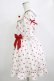 画像2: DearMyLove / 選べる無地orいちご柄ロリータワンピース M オフ H-26-01-13-012-EL-OP-NS-ZH (2)