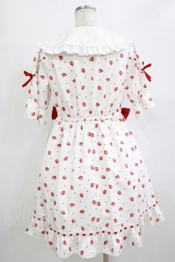 画像3: DearMyLove / 選べる無地orいちご柄ロリータワンピース M オフ H-26-01-13-012-EL-OP-NS-ZH