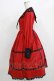 画像2: SOUFFLESONG（海外ロリータブランド） / 付け襟付きワンピース S レッド H-26-01-13-002-EL-OP-NS-ZH (2)