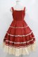 画像3: To Alice / アリスフリルジャンパースカート S レッド H-26-01-13-016-LO-OP-NS-ZH (3)