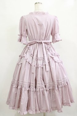 画像3: Chalmiere / フリルロングワンピース M ピンク H-26-01-13-017-PU-OP-NS-ZH