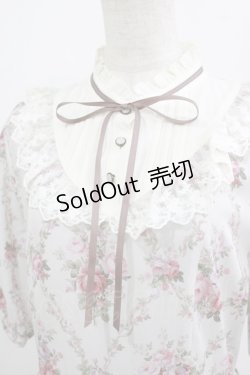 画像4: axes femme / アイビーローズ柄ワンピース M オフ H-26-01-13-022-AX-OP-NS-ZH