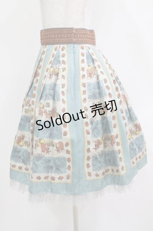 画像2: Jane Marple / winter squirrelのスカート  ブルー H-26-01-14-025-JM-SK-KB-ZH (2)
