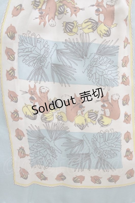 画像4: Jane Marple / winter squirrelのスカート  ブルー H-26-01-14-025-JM-SK-KB-ZH (4)