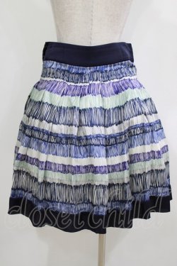 画像3: Jane Marple Dans Le Salon / ボーダーペイントスカート  ネイビー H-26-01-14-026-JM-SK-KB-ZH