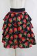 画像1: Jane Marple / Strawberry Meets Logoダンドールスカート  ブラック H-26-01-14-027-JM-SK-KB-ZH (1)