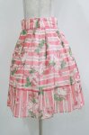 画像2: Jane Marple / ローズストライプのスカート M ピンク H-26-01-14-028-JM-SK-KB-ZH (2)
