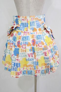 画像3: Jane Marple / ブリティッシュロゴサイドリボンスカート M ブルー×オレンジ H-26-01-14-034-JM-SK-KB-ZH