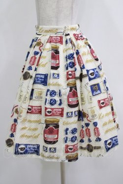 画像2: Jane Marple / Beau Chocolatのミニスカート  アイボリー H-26-01-14-035-JM-SK-KB-ZH