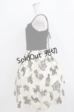 画像2: Jane Marple / タイニーアリスフロッキージャンパースカート  アイボリー H-26-01-14-003-JM-SK-KB-ZH