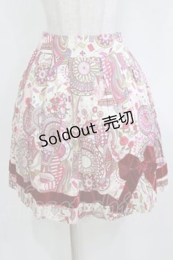 画像1: Jane Marple / ワンダーランドスカート  ボルドー H-26-01-14-038-JM-SK-KB-ZH