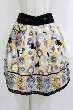 画像1: Jane Marple / シークレットガーデンスカート  オフグレー H-26-01-14-039-JM-SK-KB-ZH