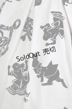 画像4: Jane Marple / タイニーアリスフロッキージャンパースカート  アイボリー H-26-01-14-003-JM-SK-KB-ZH