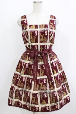 画像1: Jane Marple / Royal Stampのスクエアドレス  ボルドー H-26-01-14-004-JM-OP-KB-ZH