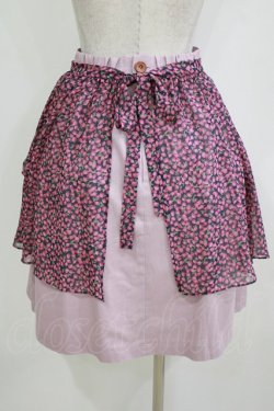 画像3: MILK / ベリーズエプロンスカート  ネイビー×ピンク H-26-01-14-044-ML-SK-KB-ZH