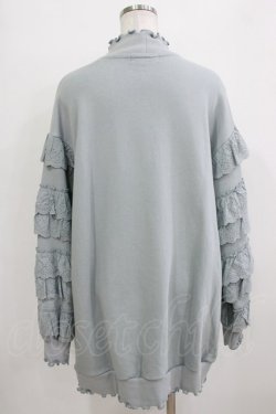 画像3: Candy Stripper / FRILL SLEEVE SWEAT ONE-PIECE  ライトブルー H-26-01-14-045-PU-OP-KB-ZH