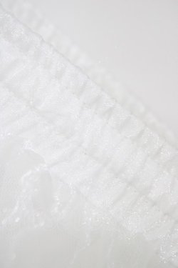 画像3: axes femme Kawaii / ミディオーガンジーパニエ M ホワイト H-26-01-14-1040-AX-SK-NS-ZH