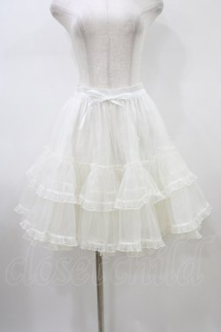 画像1: metamorphose / オーガンジーフリルパニエ Free オフ H-26-01-14-1041-ME-SK-NS-ZH