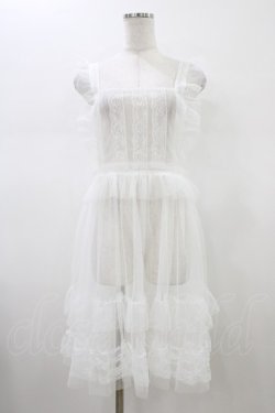 画像1: FLC / 星名桜子 hsチュールエプロンジャンスカ LL オフ H-26-01-14-1043-0-OP-NS-ZH