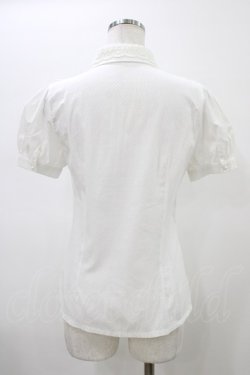 画像2: Blue rouge / フリルブラウス Free ホワイト H-26-01-14-1044-CA-TO-NS-ZH