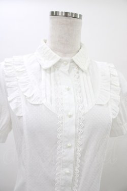 画像3: Blue rouge / フリルブラウス Free ホワイト H-26-01-14-1044-CA-TO-NS-ZH