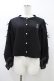 画像1: m petit by misako / NINA'S/袖チュールカーディガン M ブラック H-26-01-14-1057-LO-TO-NS-ZH (1)