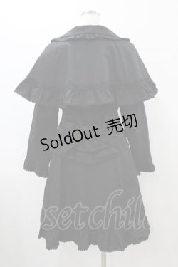 画像2: BABY,THE STARS SHINE BRIGHT / フリルミルキーコート Free ブラック H-26-01-14-1059-BA-CO-NS-ZH