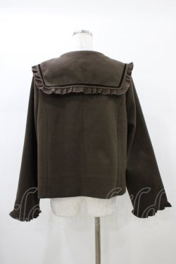 画像2: m petit by misako / AM*セーラーショートコート 3L ブラウン H-26-01-14-1060-LO-CO-NS-ZH