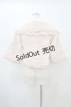 画像2: LIZ LISA / ベロアリボンファージャケット Free ピンク H-26-01-14-1065-LO-JA-NS-ZH