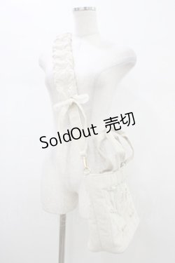 画像2: m petit by misako / NINA'Sコラボベロアリボン2wayバッグ  オフ H-26-01-14-1014-LO-BG-NS-ZH