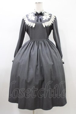 画像1: Innocent World / コーデリアローズワンピース M グレー/生成 H-26-01-14-1018-IW-OP-NS-ZH