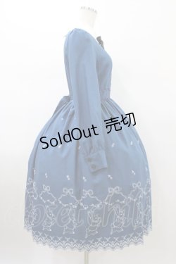 画像3: Innocent World / ピーターラビット  刺繍ワンピース M ブルー/サックス H-26-01-14-1019-IW-OP-NS-ZH