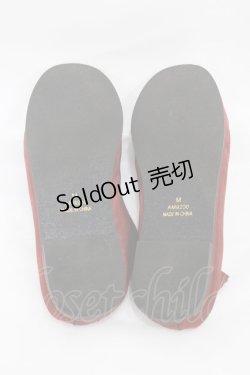 画像3: m petit by misako / AMリボンバレエシューズ M レッド H-26-01-14-1002-LO-SH-NS-ZH