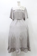画像1: m petit by misako / TT*AOKレースセーラーワンピース L グレー H-26-01-14-1024-LO-OP-NS-ZH (1)