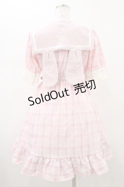 画像2: Dear My Love / マイメロディ学園ワンピース M ピンク H-26-01-14-1026-EL-OP-NS-ZH