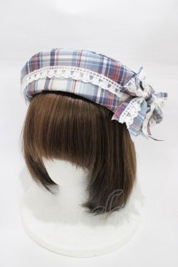 画像1: virally / 星名桜子 チェックベレー  ブルー H-26-01-14-1003-0-AC-NS-ZH