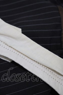 画像3: Blue rouge / ストライプ襟付きジャンパースカート Free ブラウン H-26-01-14-1030-CA-OP-NS-ZH