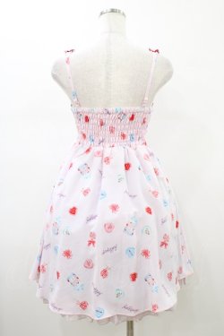 画像2: Ank Rouge / キャンディプリントワンピース M ピンク H-26-01-14-1032-CA-OP-NS-ZH